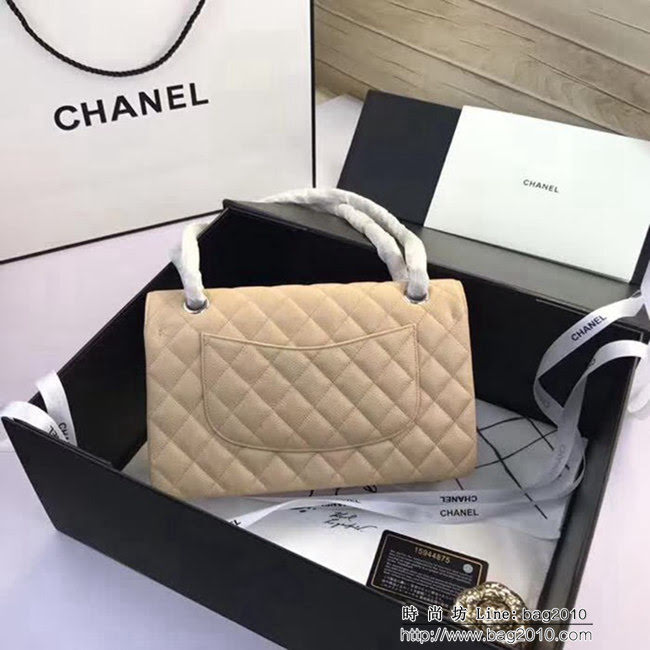 香奈兒CHANEL 升級版A1112全新經典小羊皮金銀鏈條單肩斜挎包 DSC1744